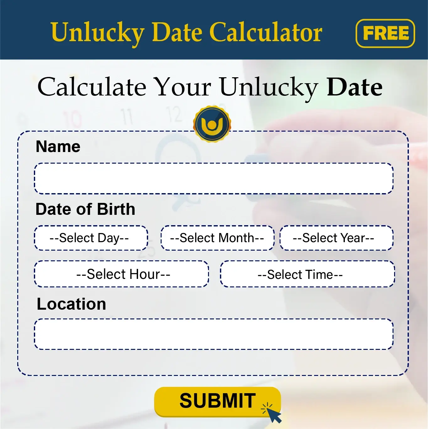Unlucky Date Calculator