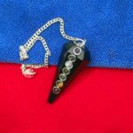 Black Obsidian 7 Chakra Dowsing Pendulum