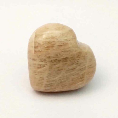 Cream Moonstone Healing Crystal Heart Stone