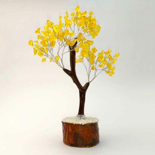 Yellow Citrine Gemstone Tree