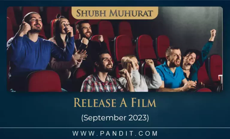 Shubh Muhurat For Release A Film September 23