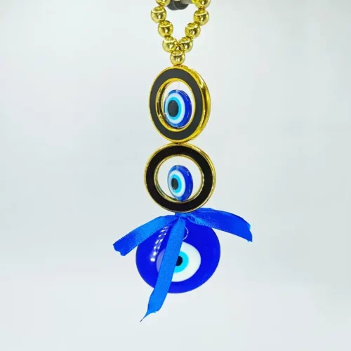 Three Layered Evil Eye Hanging for Protection