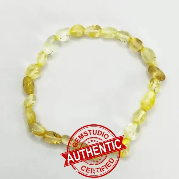 Yellow Citrine Tumble Bracelet