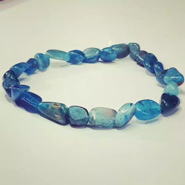 Blue Apatite Tumble Bracelet
