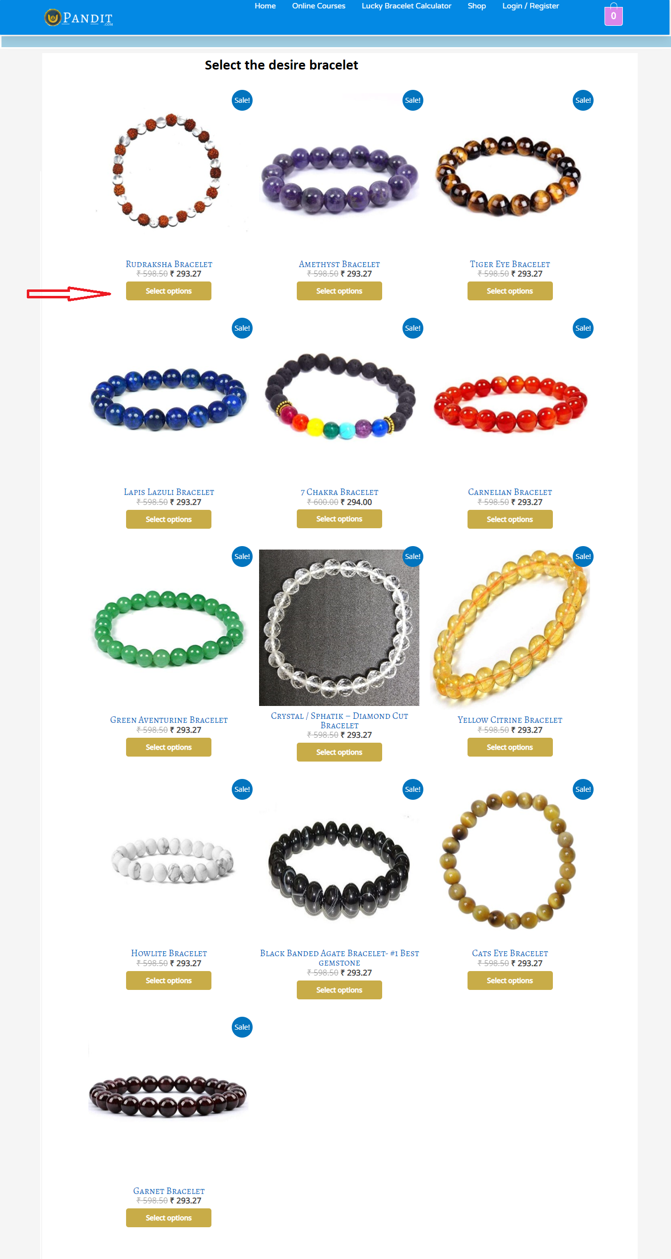 order bracelet 5